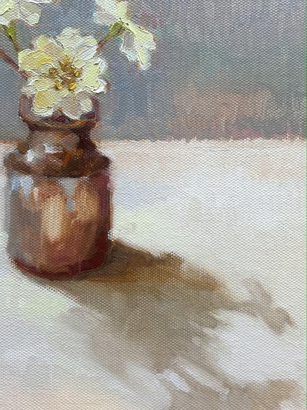 Primroses in stoneware